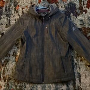 ZeroXposur Dark Gray Hooded Ski Jacket